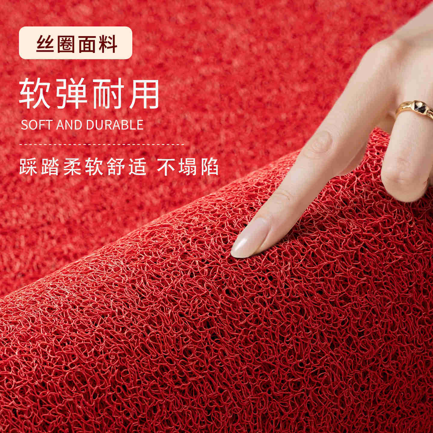 2026 New Year of the Horse Cartoon Style Entrance Doormat Dust Removal Non-Slip Customizable Silk Loop Doormat S260207