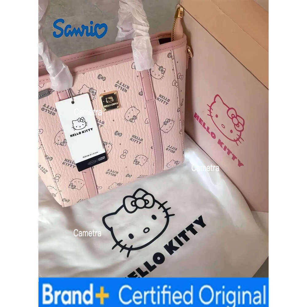 Sanrio 2026 HelloKitty Hello Kitty Vegetable Basket Mini Printed Tote Women's Niche Design Crossbody Shoulder Bag H260209
