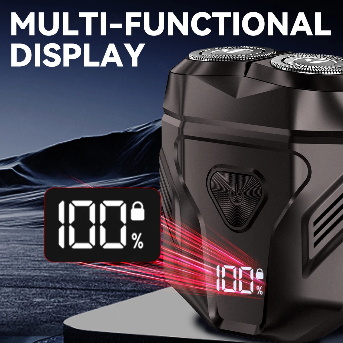 ENCHEN Mini X Portable Electric Shaver 100 Waterproof Type-C 15 Hours Rechargeable With Magnetic Cutter Head And Travel Lock 260126