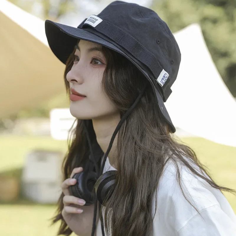 Japan Fisherman Hat Men Women Outdoor Camping Hats Spring Summer Breathable Bucket Hat Trend Mountaineering Sun Hat Panama Caps 260204