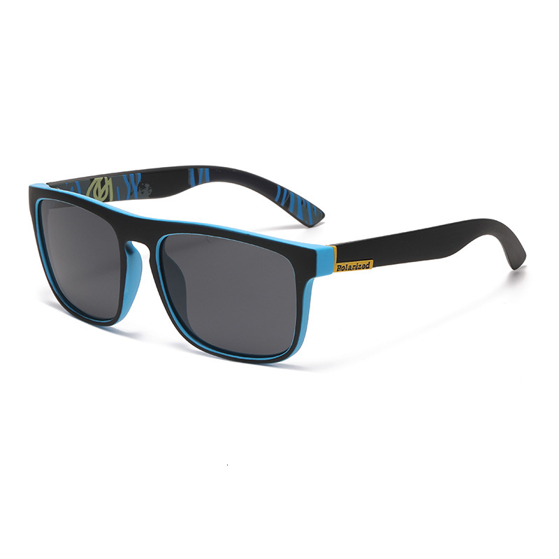irregular Sunglasses New Men's Polarized Sunglasses Colorful Film Sports Elastic Paint PC Frame Glasses