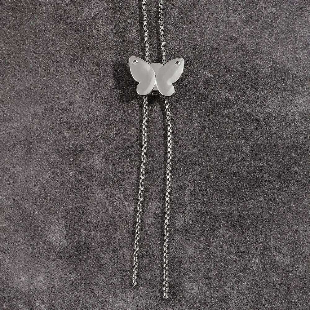 The new waist accessory women's skirt decoration senior sense butterfly chain with a necklace X260209