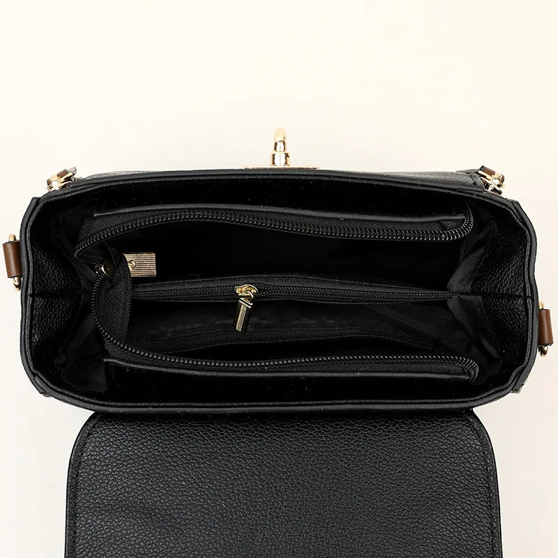 Vintage Handbag Women Fashion Crossbody Shoulder Bag Simple Small Square Versatile Trendy 260208