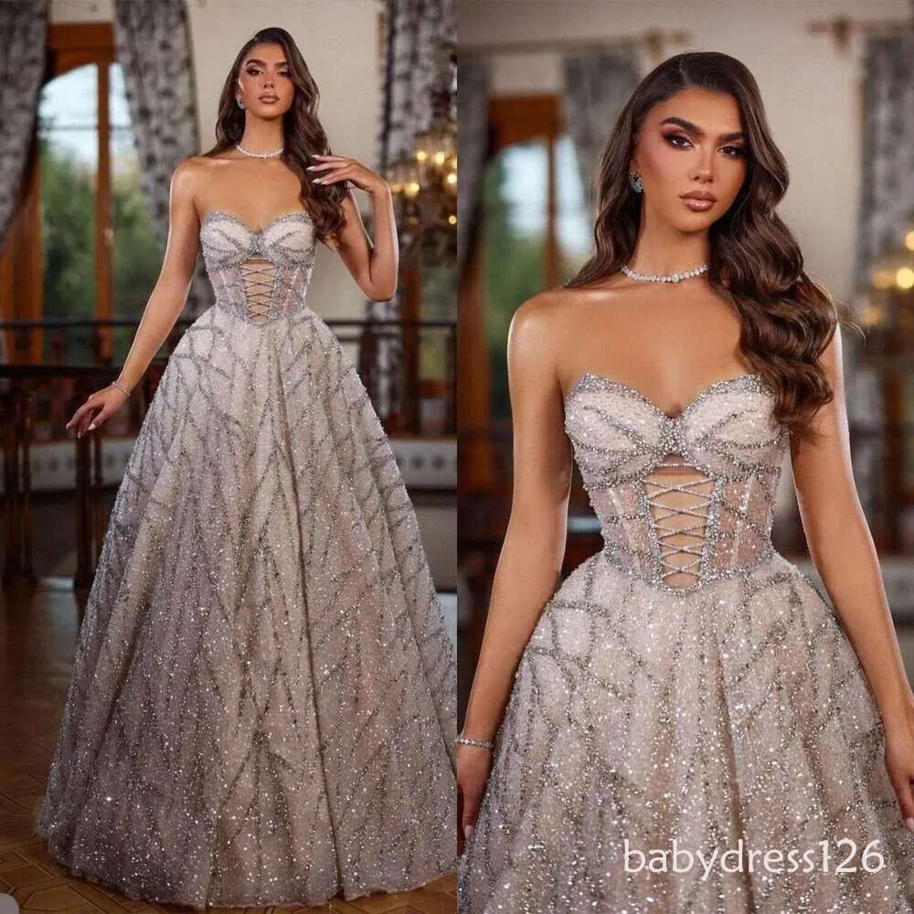 Elegant darling a ha mermaid exquisite sleeveless sequins lace beads custom wedding dress