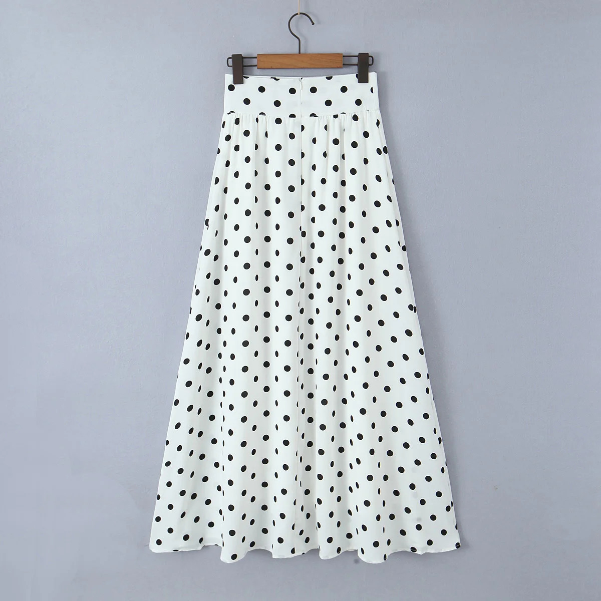 High Quatlity 2 Piece Women Dress Set Vneck Puff Sleeve Short Tops And Split Waist Long Skirt 250203