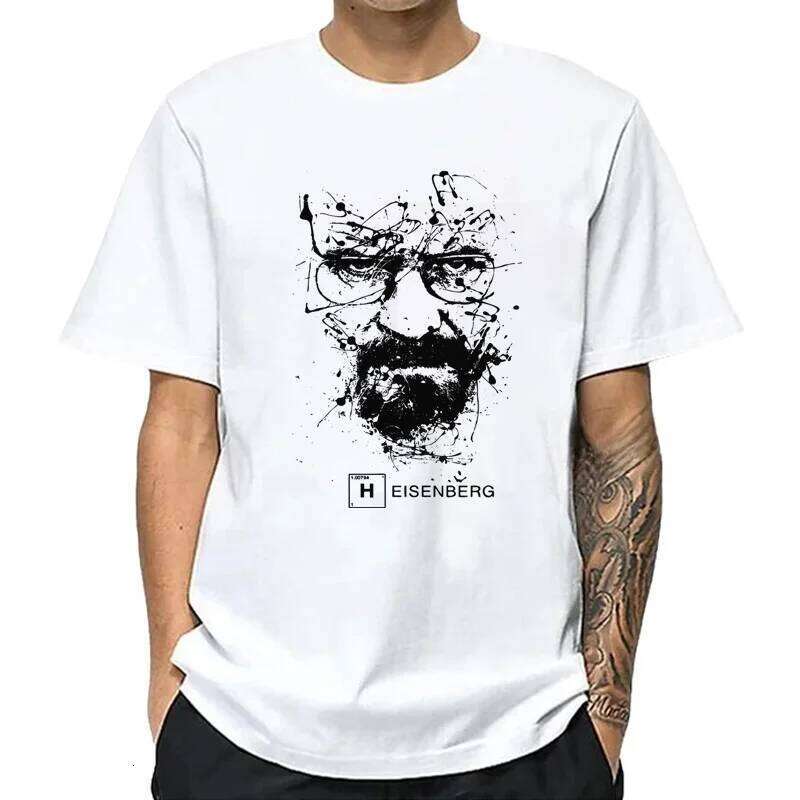 Fashion Casual Top Quality 100% Cotton T Shirts Heisenberg Camisetas Hombre Men Cool Tee Shirt Tops X260209