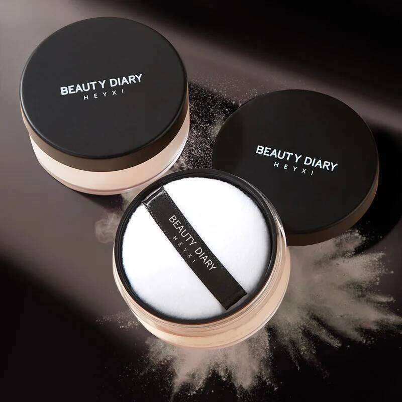 Hydrating Flawless Setting Powder,Natural Nude Finish,Strong Oil Control&Concealer, Long-Lasting Matte Coverage, Ideal for Daily 26L0209