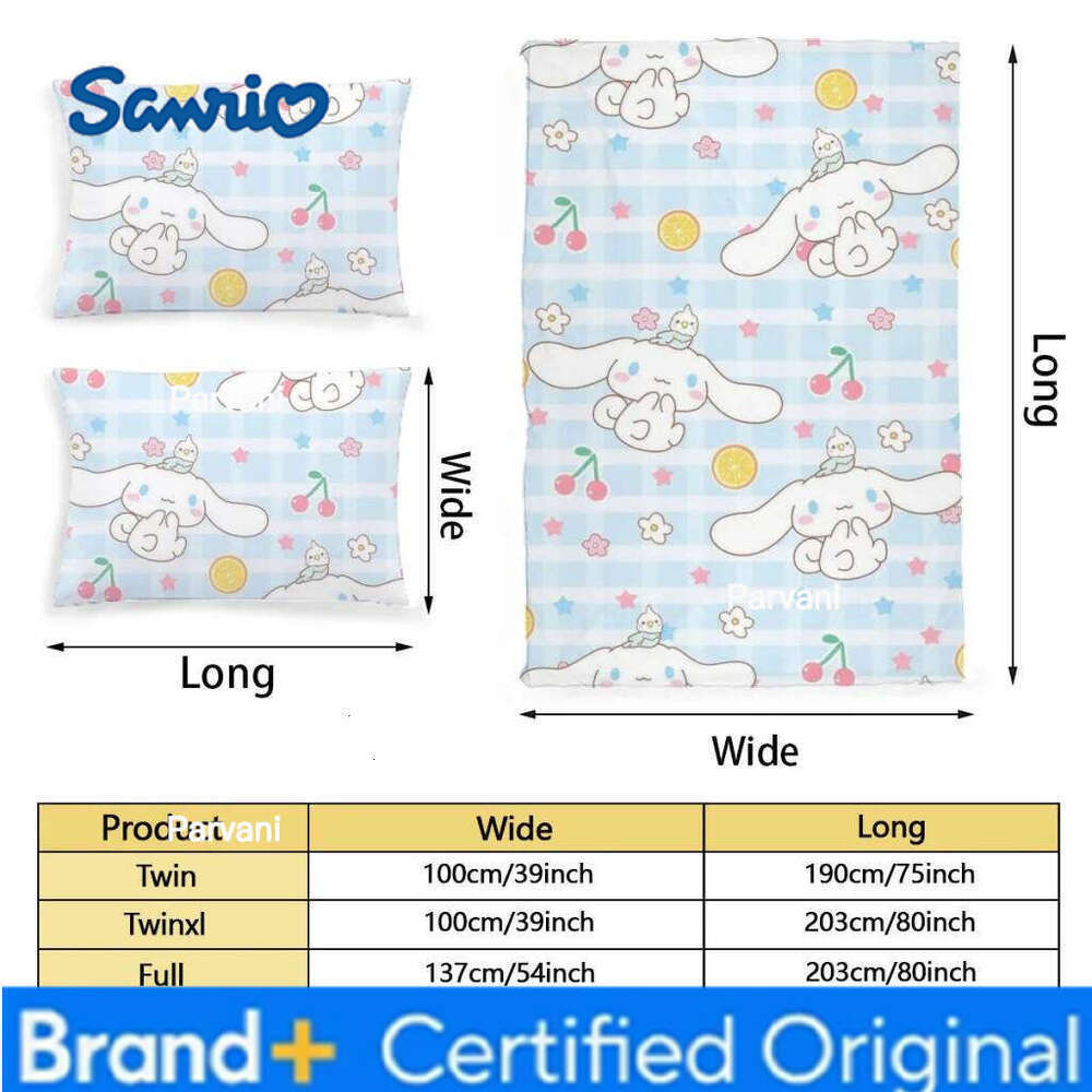 Sanrio Cinnamoroll Bed Sheets Set Comforter Quilt Cover Duvets Single Bedding H2602091 - view 6