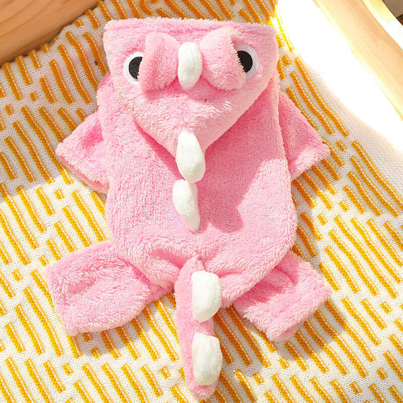 Pet Clothes Autumn Winter Four-Legged Cotton Coat Cartoon Transformation Costume Cat Apparel Dog Clothing Supplies