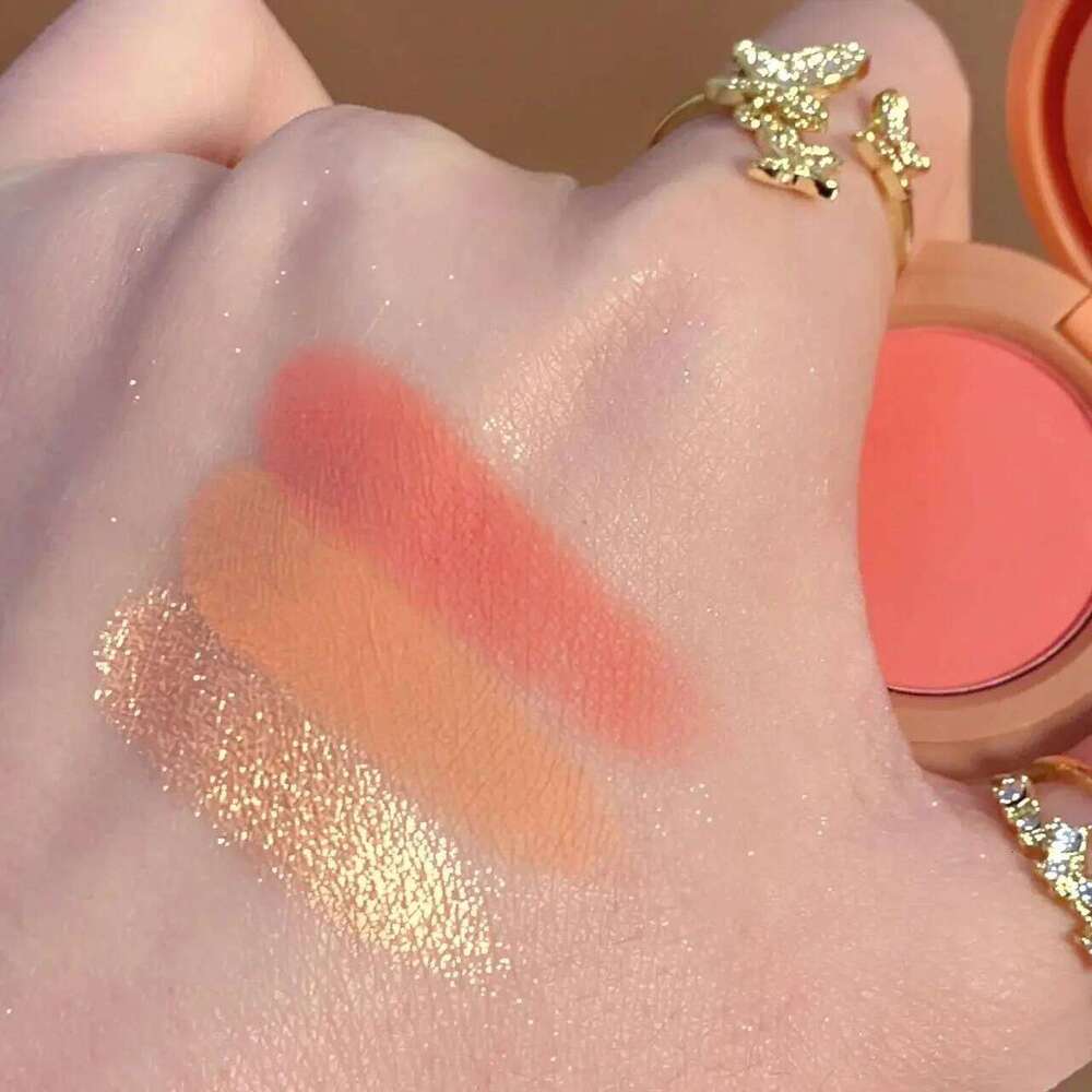3in1 Pressed Palette LongLasting Waterproof Matte Highlighter Shimmer Blush Makeup 26L0209