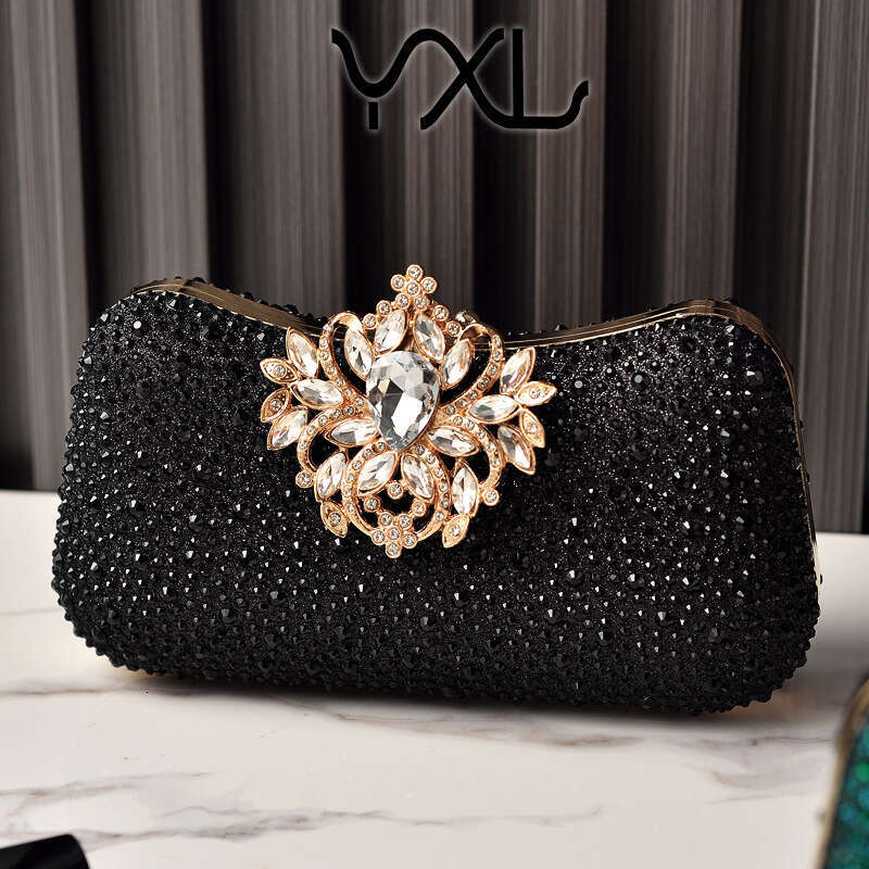 Luxury Rhinestone Evening European And American Party Dress Clutch Noble Cheongsam Women's Banquet Bag