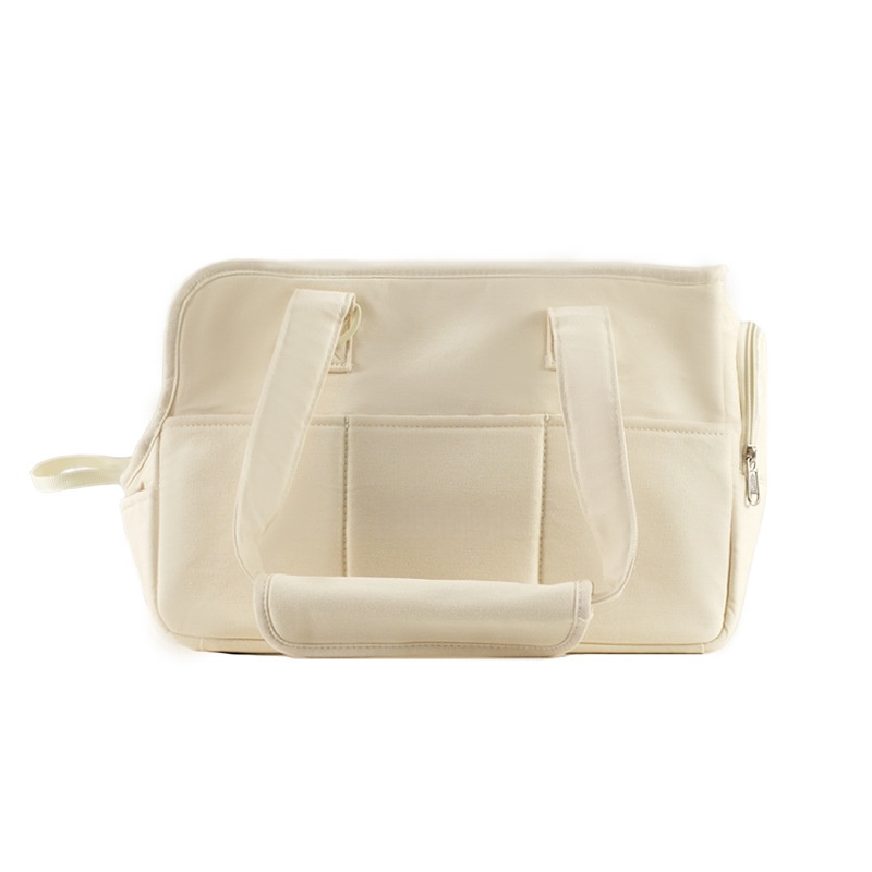 Large cat carrier, expandable top, soft side pet bag, suitable for large cat folding puppy travel bag, semi-open top cove