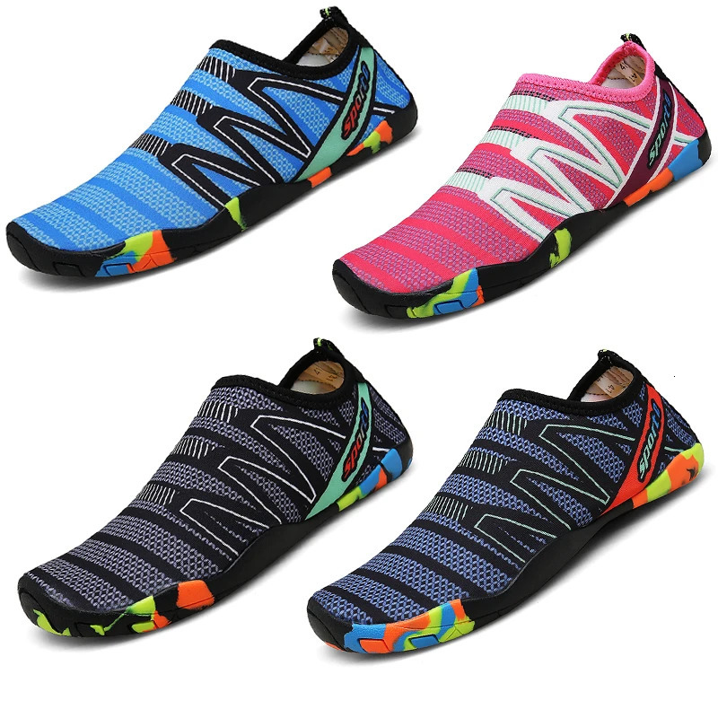 Aqua Shoes Quick Drying Beach Water Shoes Unisex Swimming Aqua Slippers Barefoot Surfing Upstream Sneakers Light Seaside Summer260128