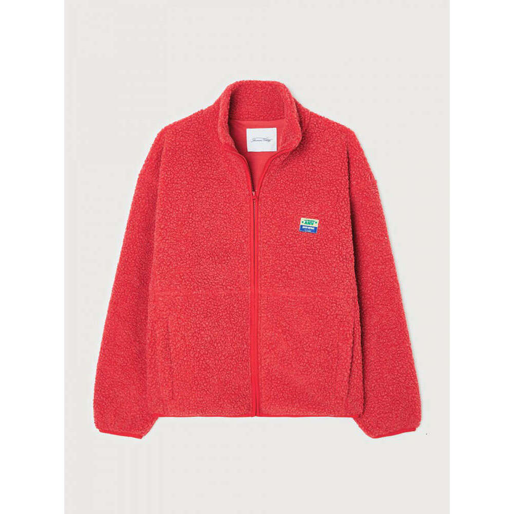 Spring Autumn European and American cross-border popular solid color casual fleece zip-up jacket with a stylish design, suitable for commuting