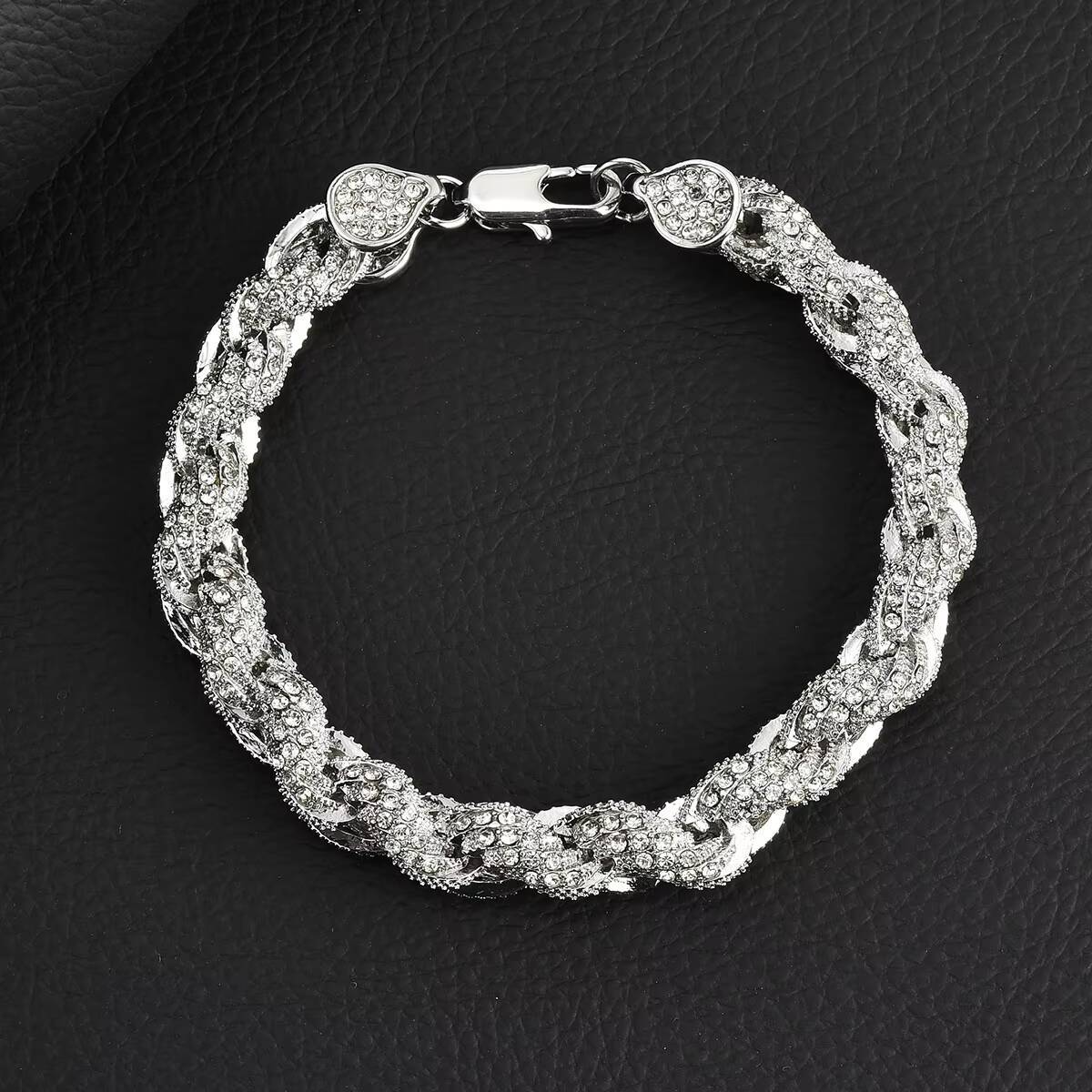 European and American Hip-hop Mens Necklace 10mm Thick Fried Dough Twists Chain Exaggerated Fashion Necklace Wholesale