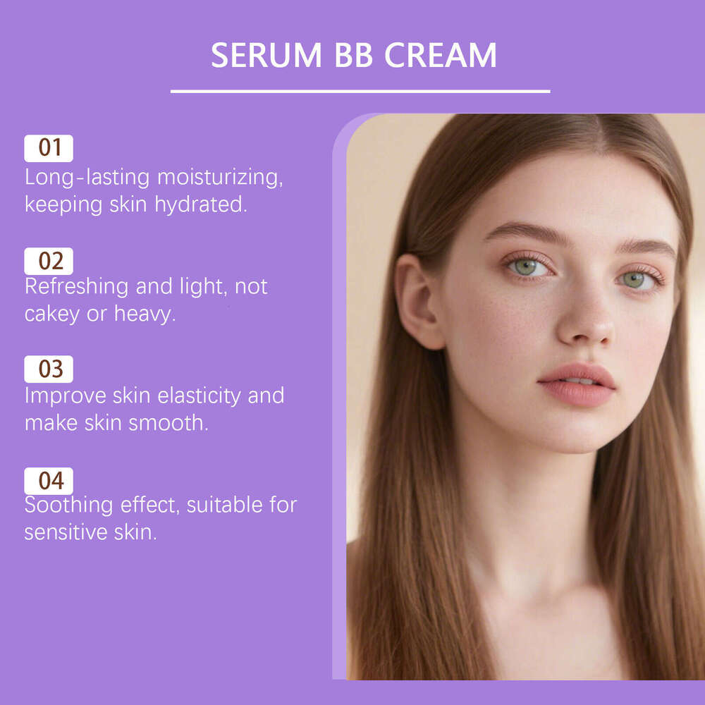 AMZ Dark Essence Natural Lightweight Makeup Moisturizing Matte Clear Oil Dry Skin BB Cream