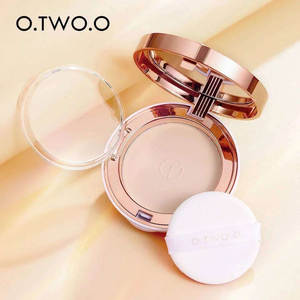 O.TWO.O Oil-Control Pressed Silk Smooth Makeup Setting Waterproof Concealer Long Lasting Soft Face Powder 26L0209