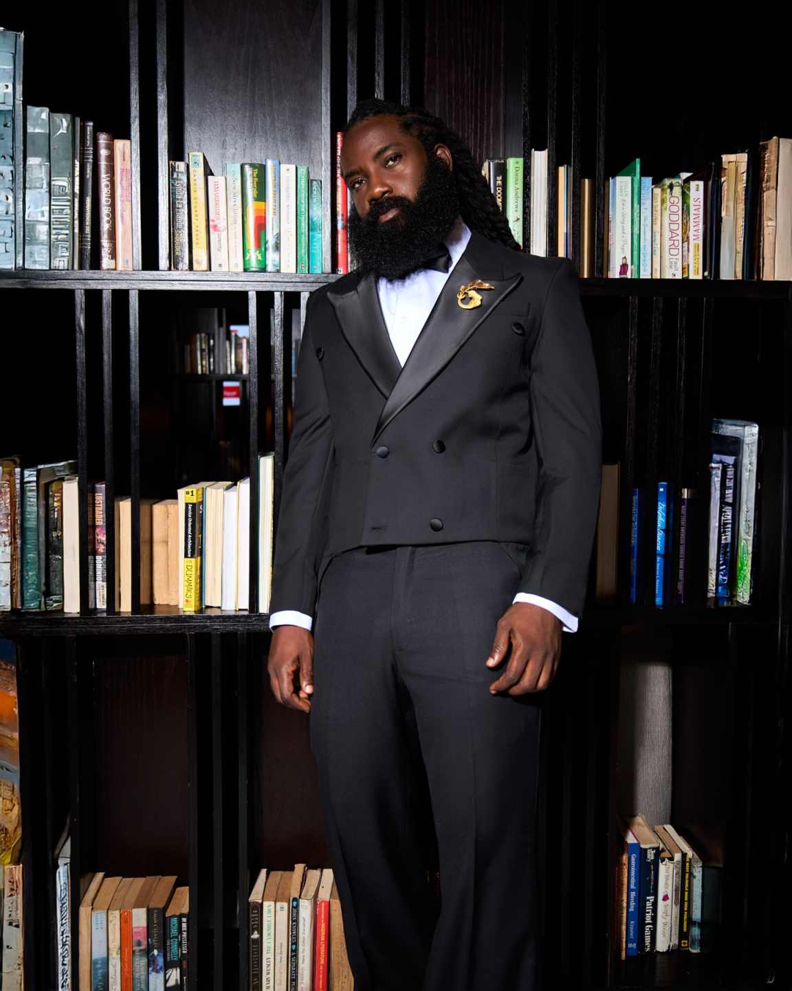 Classic Black Men's Suits Incline Button Peak Lapel Formal Blazer Smart Casual Model Show Evening Party Prom Wedding Set