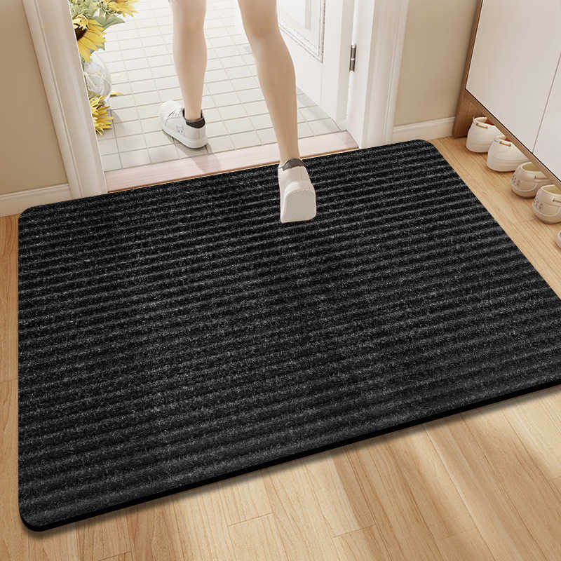 Entrance Door Mat Large Doorway Entrance Dirt-Resistant Foot Mat Door Exit Safe Entry Door Mat Red Carpet Foyer S260207