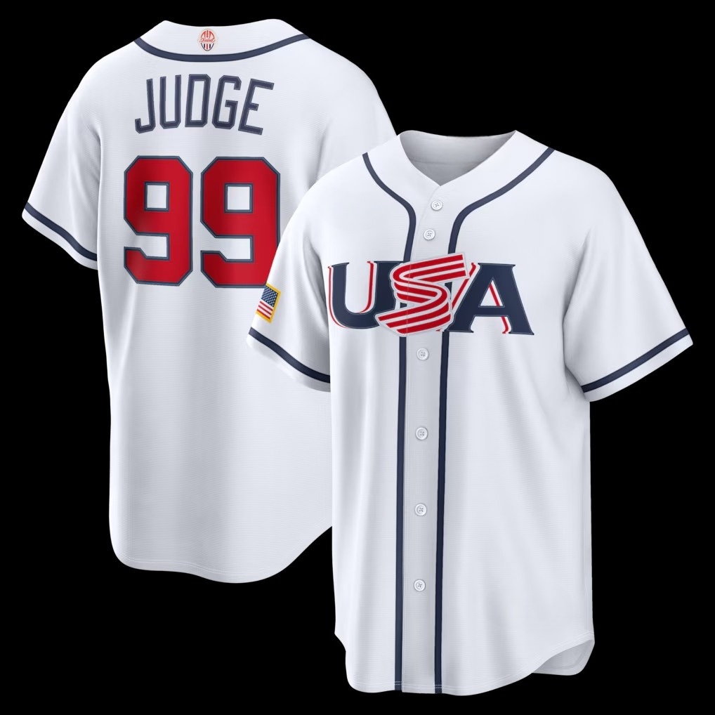 12 J.T. Realmuto Aaron Judge Team USA 2026 World Baseball Classic Jersey Pete Crow-Armstrong Paul Skenes Corbin Carroll WBC Pete Alonso Cal Raleigh United States Fans