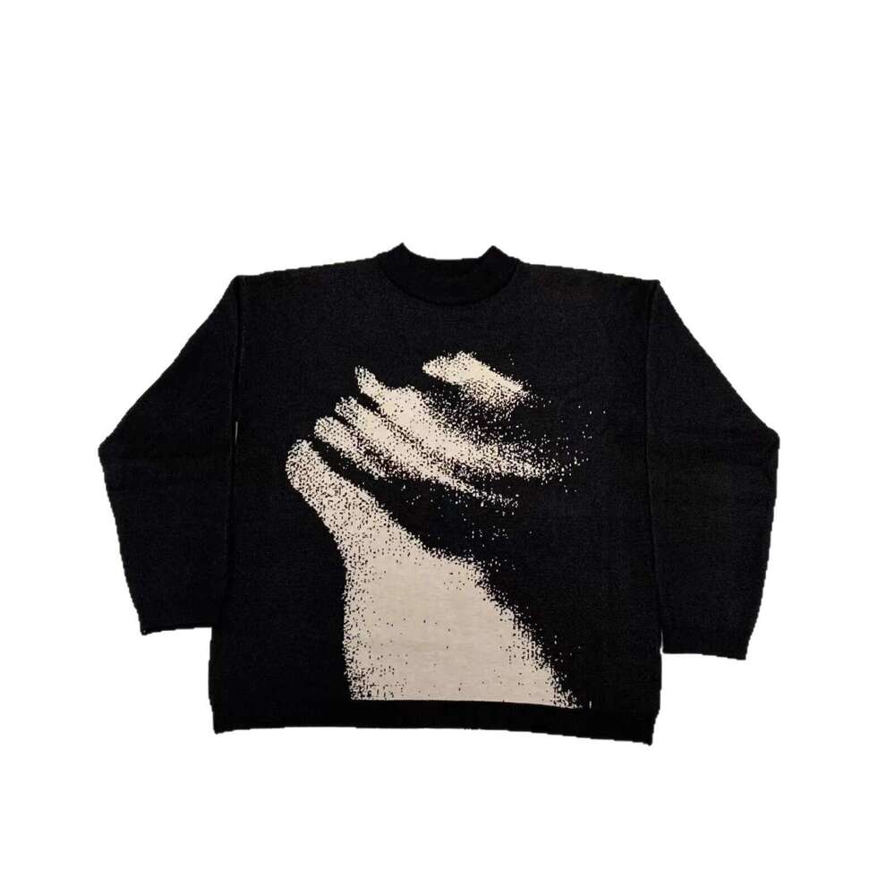 Elegant Commuter Style Pullover Women's Autumn Winter New Loose Versatile Round Neck Knitted Sweater Outerwear