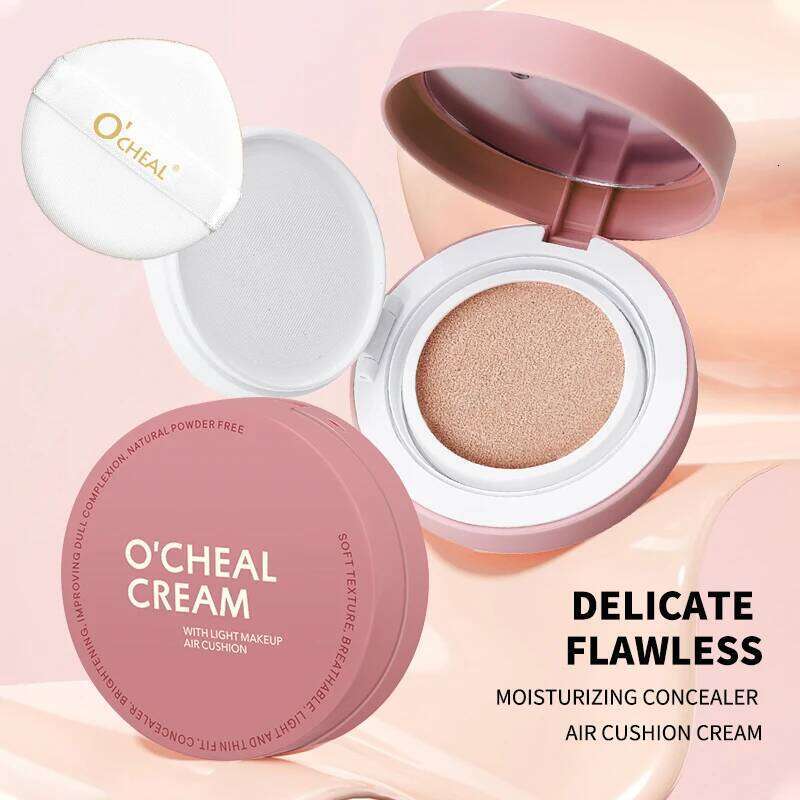 OCHEAL CC Cushion Long Lasting Moisturizing Concealer Foundation BB Cream For Face Makeup Concelear 26L0209
