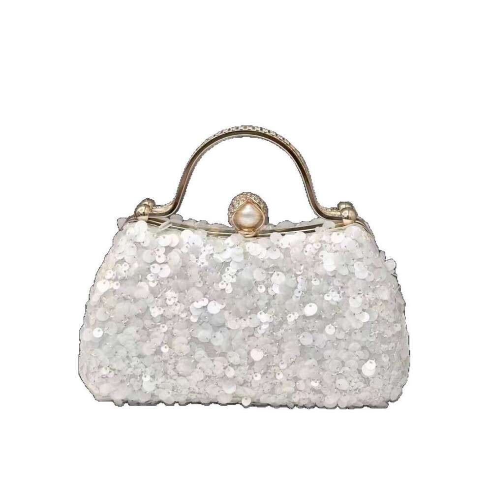 Hot-Selling Bridal Wedding Dress Clutch Women's Party Handbag Evening Sequin Banquet Bag