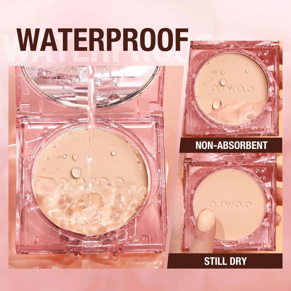 O.TWO.O 24 Hours Oil-control Waterproof Matte Face Makeup Cosmetic Setting Compact Powder 26L0209