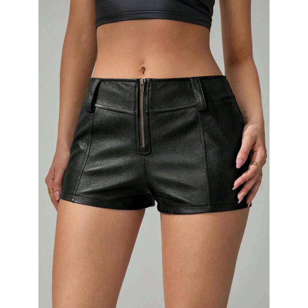Ladies' casual elegant young sexy and spicy black super shorts, ladies' shorts 776 H260209