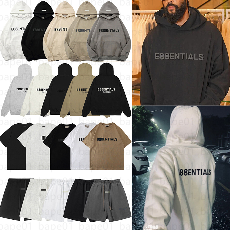 Mens designer hoodie essentiaIs set hoodies designer men high quality essentiaIs hoodies for men women jacket sweater mens hoody tracksuit streetwear s-xl