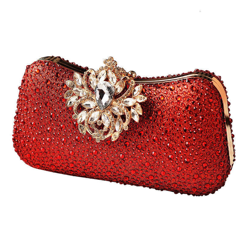Luxury Rhinestone Evening European And American Party Dress Clutch Noble Cheongsam Women's Banquet Bag