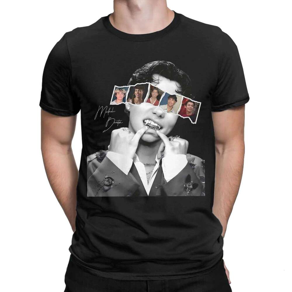 Novelty Malachi Barton Retro Style T-Shirt for Men Round Collar Pure Cotton T Short Sleeve Tee Shirt Printing Clothes X260209