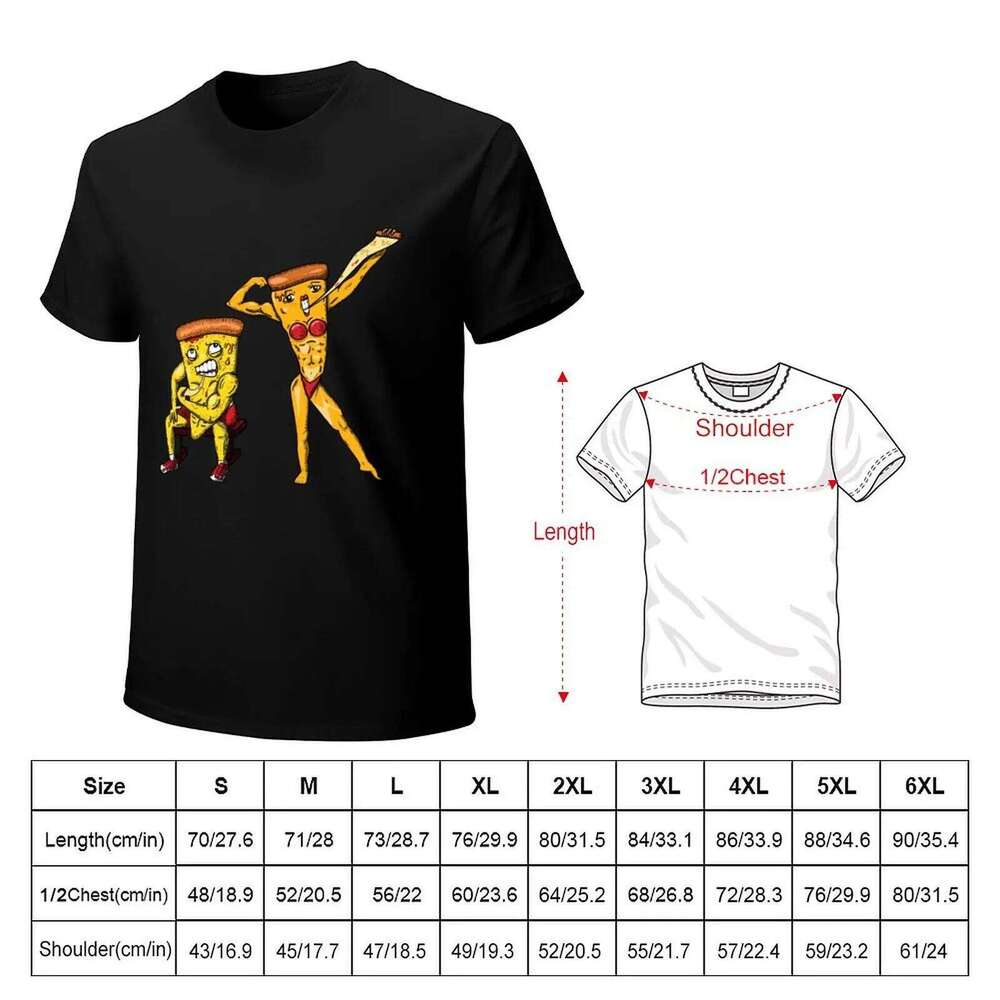PUMPED FOR PIZZA T-Shirt boys animal print clothes Anime t-shirt Men's t shirts X260209