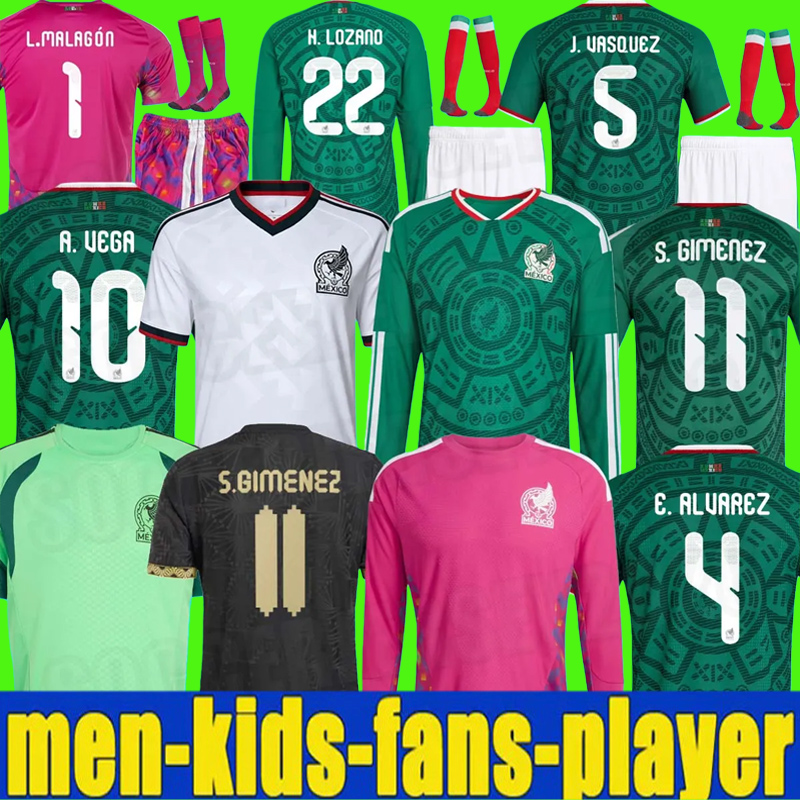 2026 mexico jersey Gold Cup soccer jersey A.VEGA #21 C.HUERTA #4 E.ALVAREZ #16 J.QUINONES jersey #18 L.CHAVEZ #7 L.ROMO #17 ORBELIN football shirt
