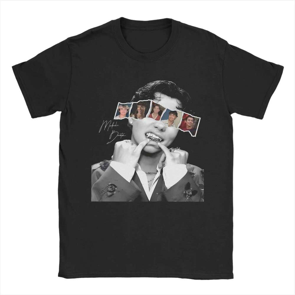 Novelty Malachi Barton Retro Style T-Shirt for Men Round Collar Pure Cotton T Short Sleeve Tee Shirt Printing Clothes X260209