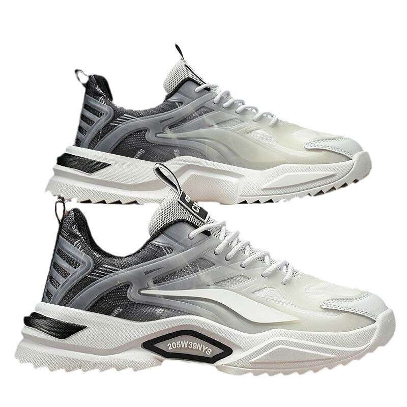 Autumn Men's 2025 New Student Sports Casual Youth Mesh Dad Versatile Trendy Breathable Shoes for Men