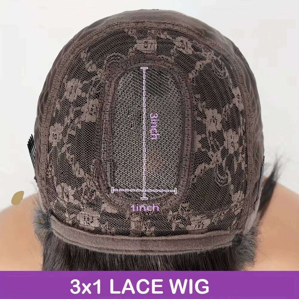 Body Wave Human Hair With Bangs Fringe Middle Part Realistic Scalp Brazilian Straight Bob Lace Wigs SHXI