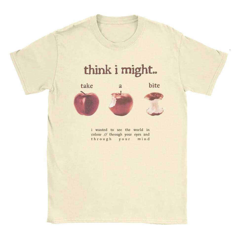 Take A Bite T Shirt Clothing Fashion Short Sleeve Round Collar Tees Trendy T-Shirt Casual Women Clothes X260209