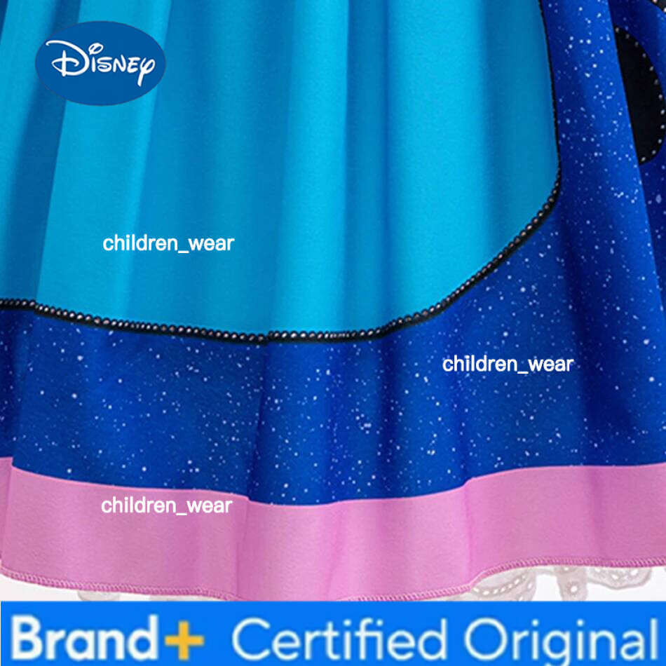 Disney Stitch Cosplay Princess Dress Girls Carnival Halloween Birthday Masquerade Party Clothes Children Performance Frocks H260209 - view 7