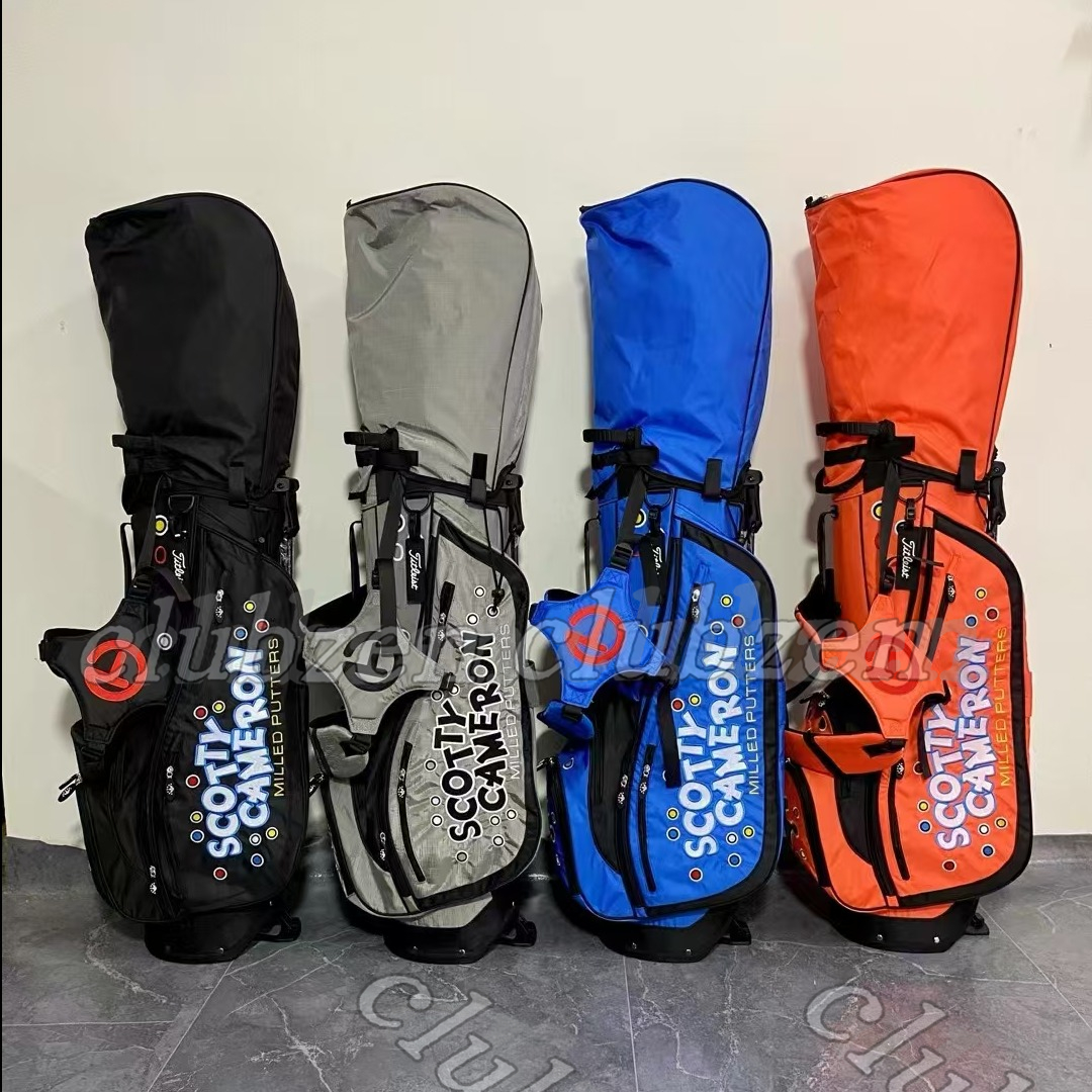 Golf Bag Jackpot Johnny Stand Bag Scotty Dog Stand Bag Classic color scheme Outdoor Sports Club Professional Waterproof High Quality Golf Tripod Bag 35112
