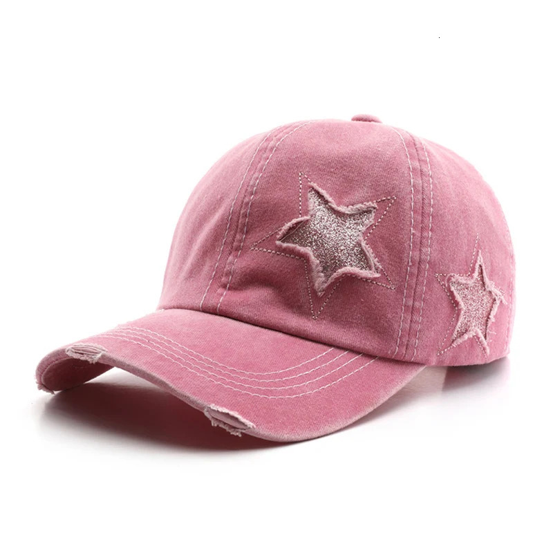 BEAUTODAY Baseball Cap Women Denim Cotton Adjustable Y2K Old School Retro Star Hat Spring Ladies Accessories 96553 260208