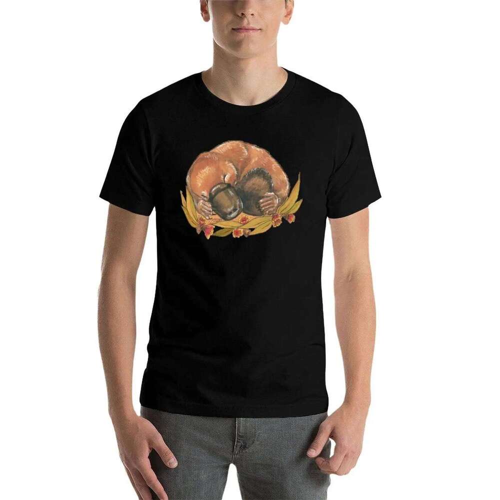 t men graphic platypus casual T-Shirt for shirts man shirt Sleepy X260209
