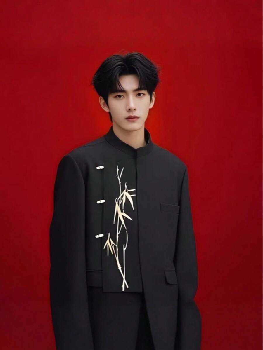 New Chinese Zhongshan Suit Mens Style Republic Of China Tang Suit Standing Collar Suit Jacket Mens High-End Versatile Suit Chinese Style C260209
