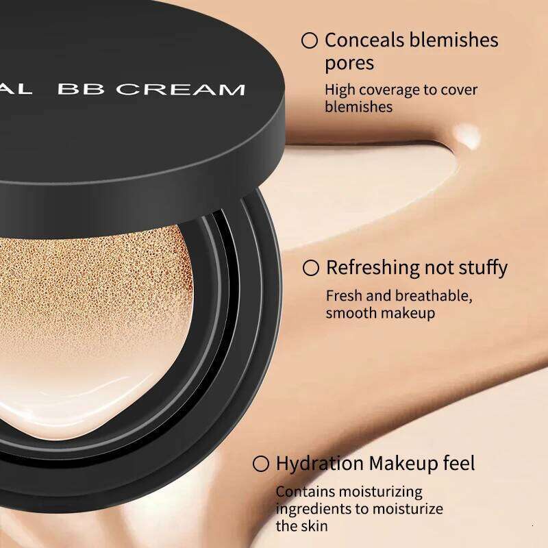 OCHEAL BB Air Full Coverage Waterproof Long-lasting Concealer Cushion Compact Face Makeup Foundation CC Cream 26L0209