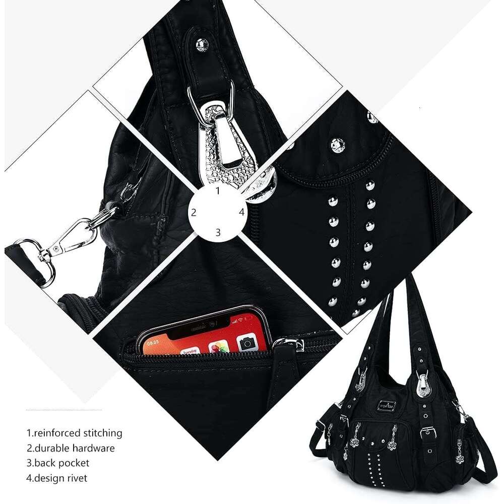 Purses Soft Leather Hobo Bags For Women Shoulder Bag Large Soft PU Leather Large