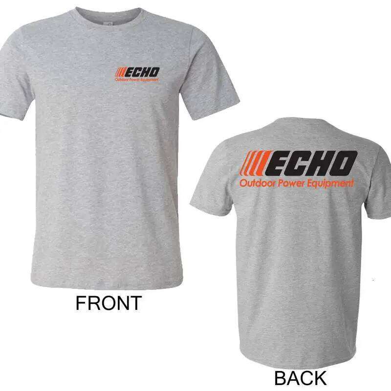 ECHO Outdoor Power Men's Grey T-Shirt Size S to 5XL X260209