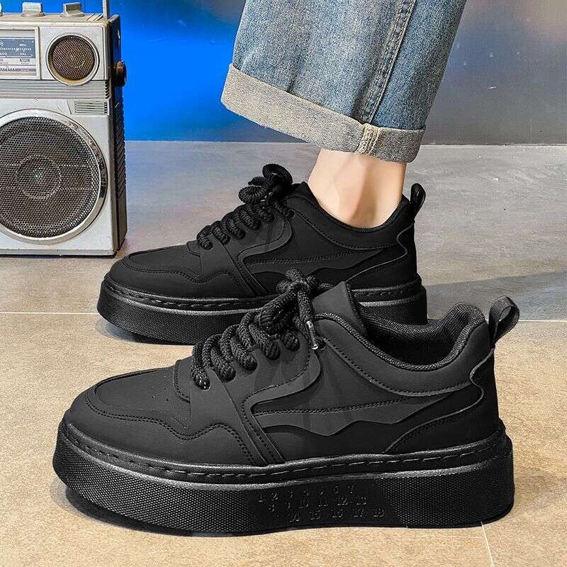 Autumn 2025 New Men's Versatile Sports Casual Thick-Soled Non-Slip Sneakers for Work Breathable Trendy Shoes