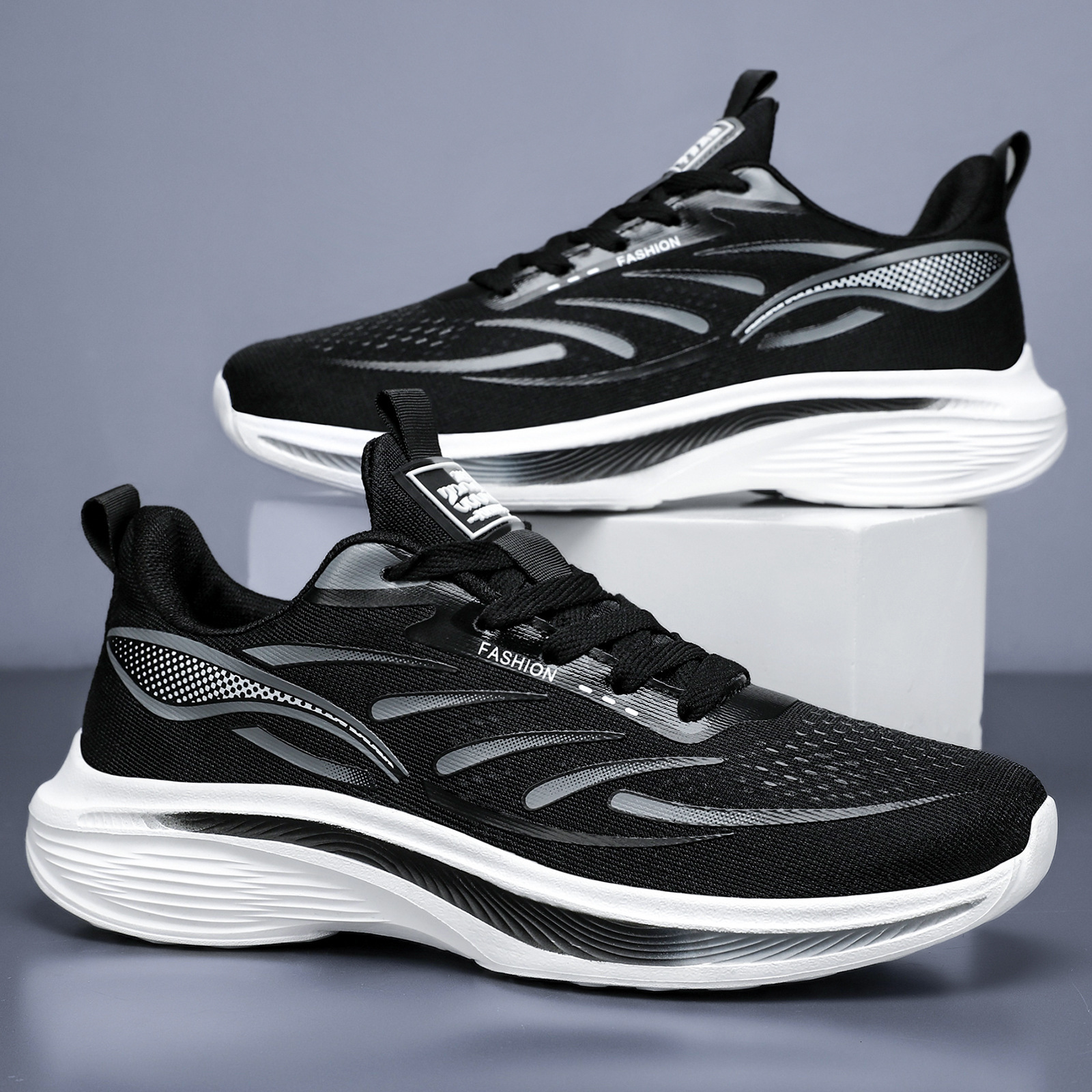 Free Shipping 2026 New Sneakers Fashion Running Shoes for Men Large Size Lightweight Breathable Mesh Designer Shoes