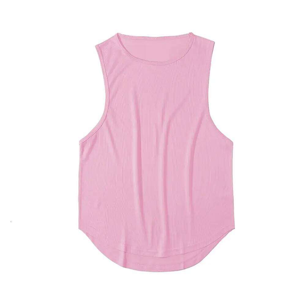 Summer Marathon Quick Dry Sports Men's Sleeveless Running Training Basketball Loose Fit Tank Top 26Y0208