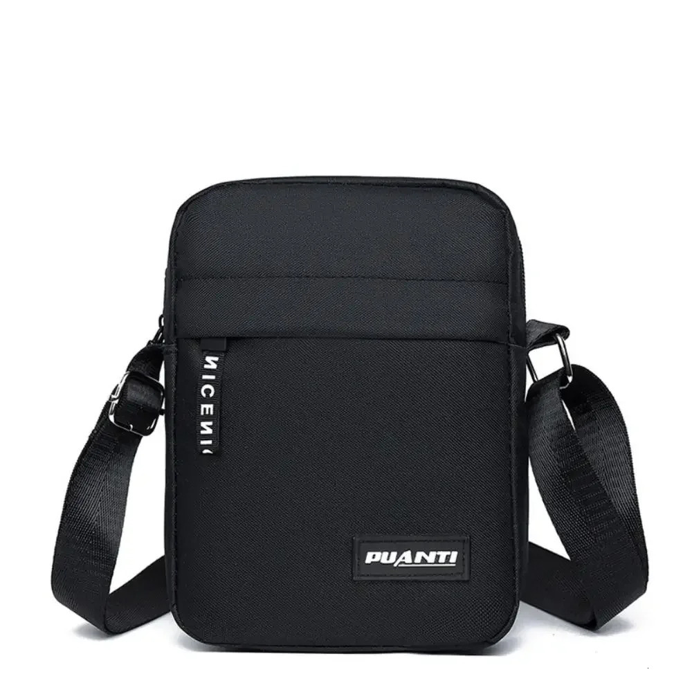 MultiFunction Mens Bag High Quality Nylon Man Messenger Crossbody Bags Fashion Casual Small Handbag Shoulder 260208